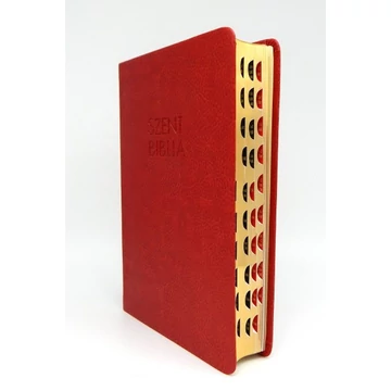 Közepes Biblia - Piros - Regiszterrel