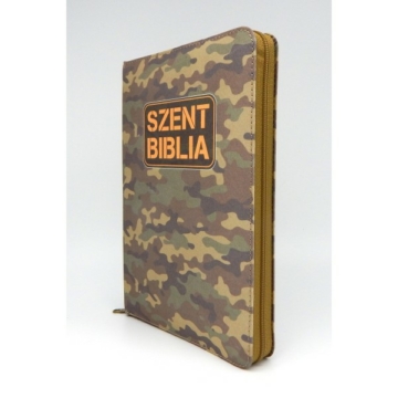 Közepes Biblia - Katona Mintás - Cipzárral - Regiszterrel