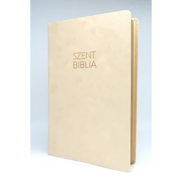 Nagy Biblia - Bézs Bársony