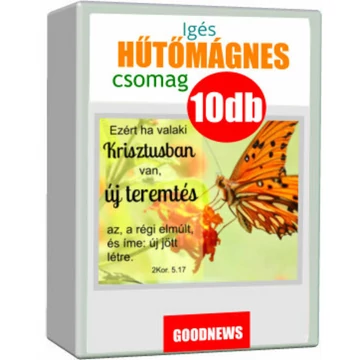 Hűtőmágnes - (10db) vegyesen