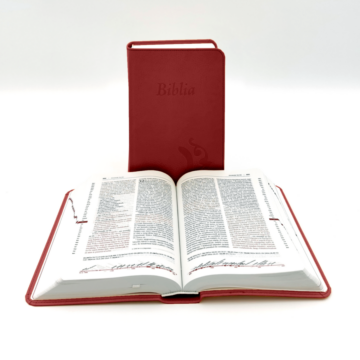 Középméretű, varrott, Bordó Károli Biblia 2.0