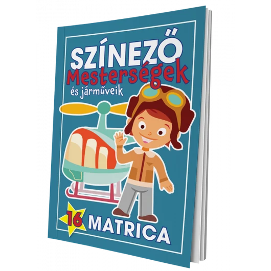 Színező - Mesterségek és járműveik (Fiúk)