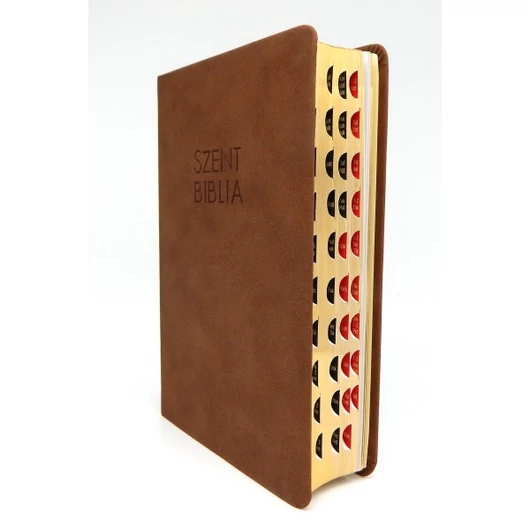 Közepes Biblia - Sötétbarna - Regiszterrel