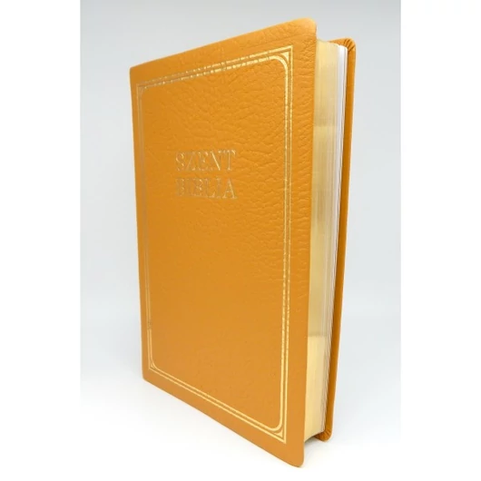Nagy Biblia Exclusive - Mustár bőr (marha bőr + díszdoboz)