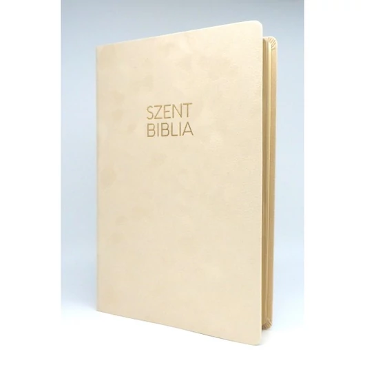 Nagy Biblia - Bézs Bársony