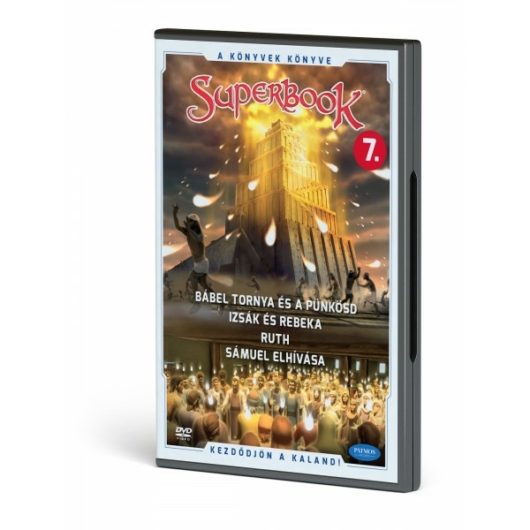 SUPERBOOK DVD - 7. rész BÁBEL TORNYA ÉS A PÜNKÖSD; IZSÁK ÉS REBEKA; RUTH; SÁMUEL ELHÍVÁSA