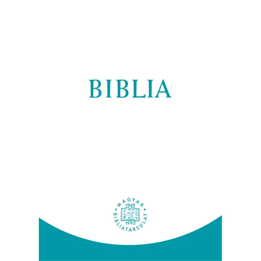 Biblia (RÚF 2014), középméret, kartonált, fehér-türkiz