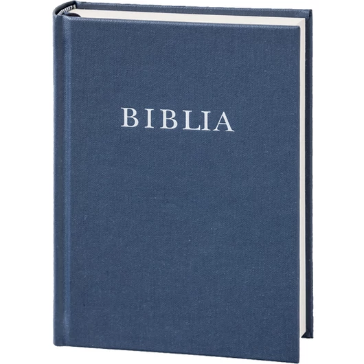 Biblia (RÚF 2014), középméret, vászonkötés, kék