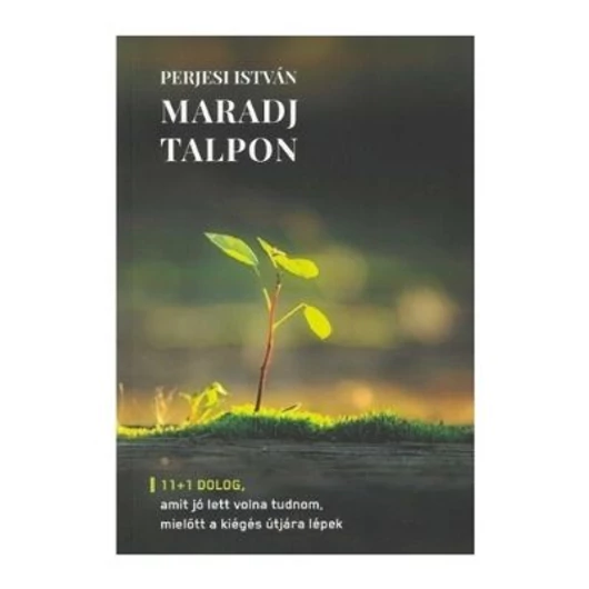 Maradj talpon - 11+1 dolog, amit jó lett volna tudnom, mielőtt a kiégés útjára lépek - Perjesi István