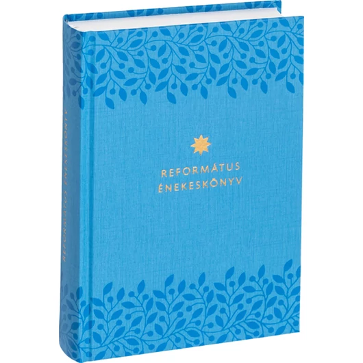 Református énekeskönyv, középméret (világoskék, mintás) 