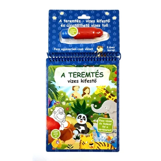 A teremtés - vizes kifestő Fess vízzel, és fedezd fel a történetet! - Jelenleg nem kapható!