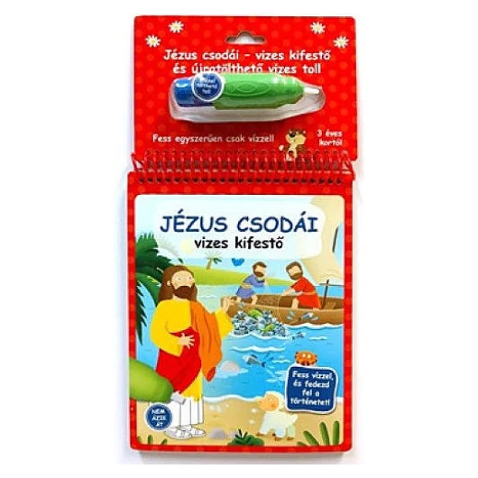 Jézus csodái - vizes kifestő Fess vízzel, és fedezd fel a történetet! - Jelenleg nem kapható!