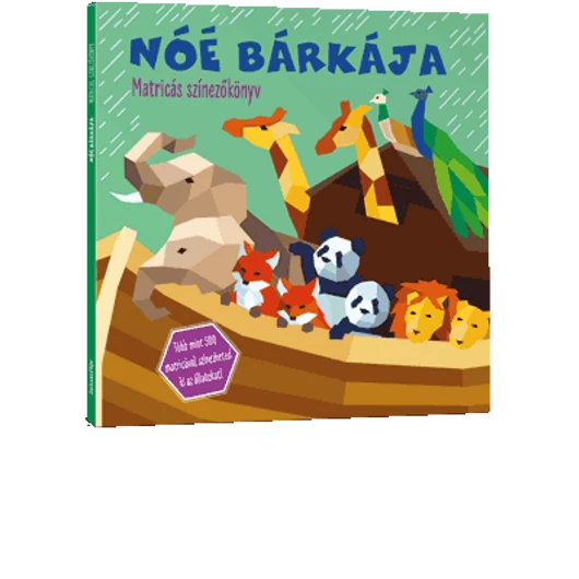 Nóé bárkája – matricás színezőkönyv
