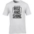 Férfi póló (Rise and shine) felirattal, többféle színben
